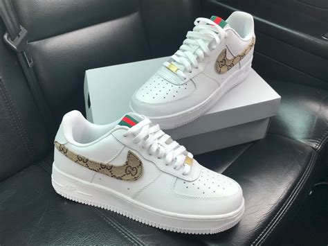 custom Gucci air force ones